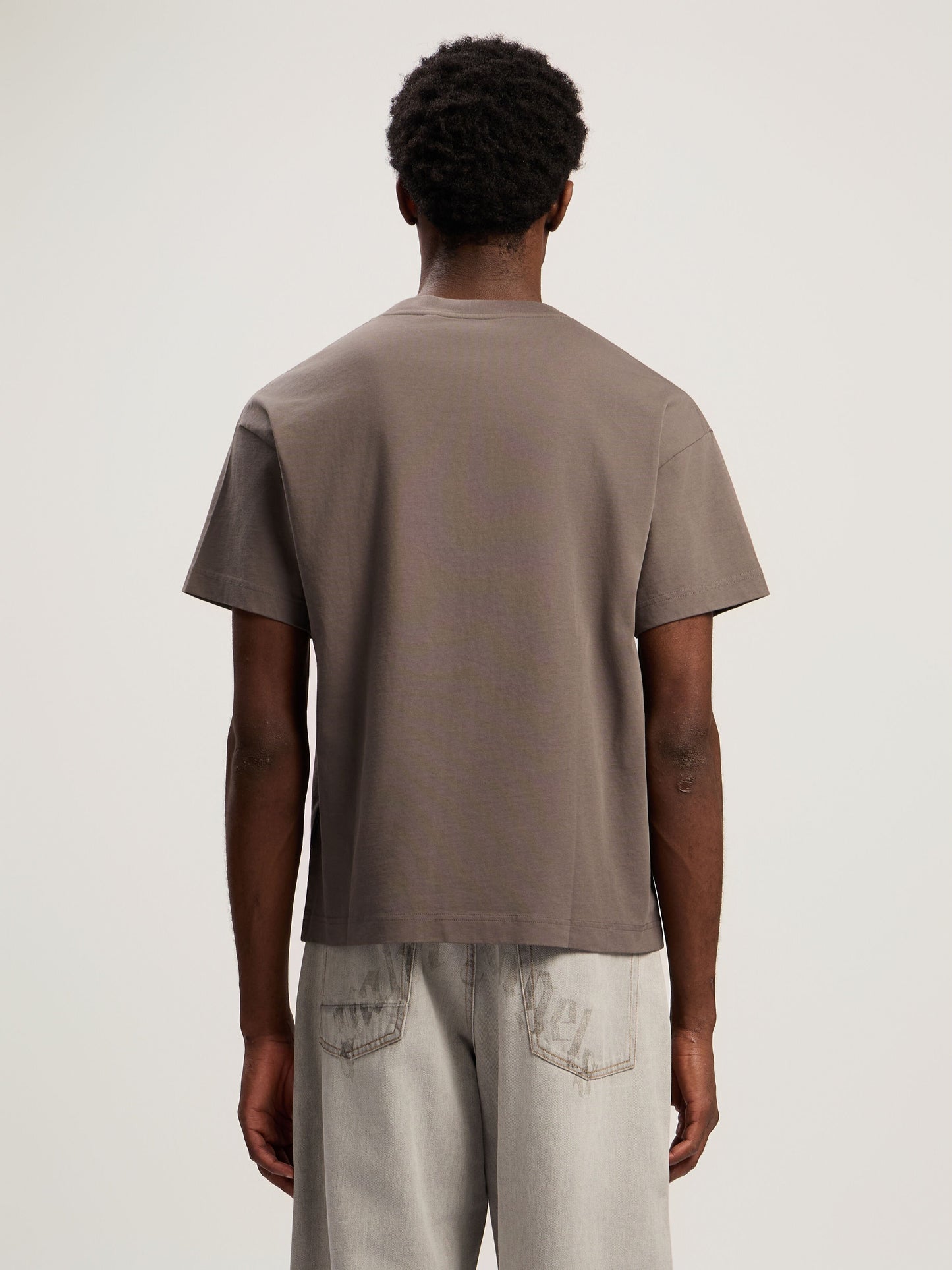 Polera Palm Angels Bear In Mind Dark Grey/Brown