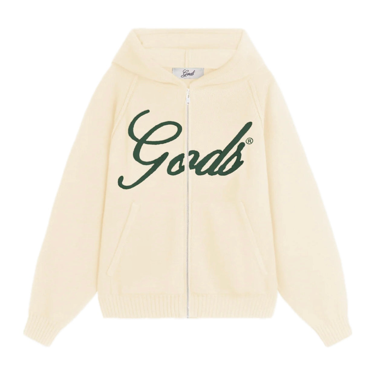Sweater Fake Gods Knitted Gods Zipper Cream