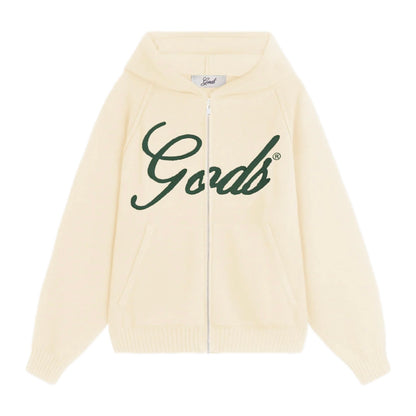 Sweater Fake Gods Knitted Gods Zipper Cream