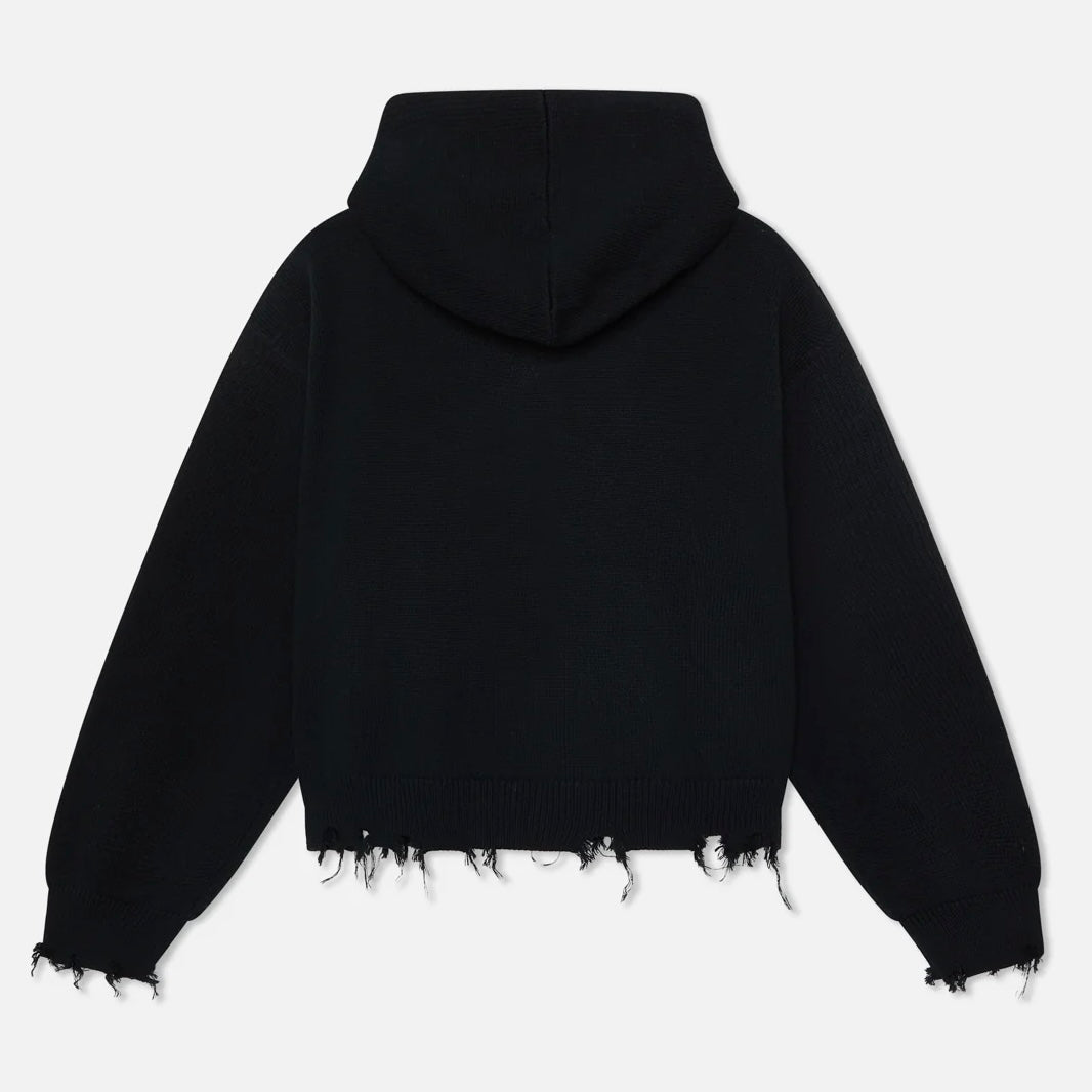 Sweater Scuffers CLG Black Knit Zipper