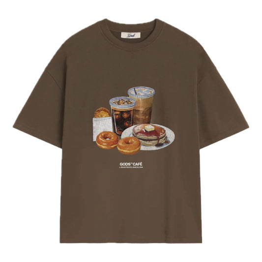 Polera Fake Gods Coffee Break Tee Brown