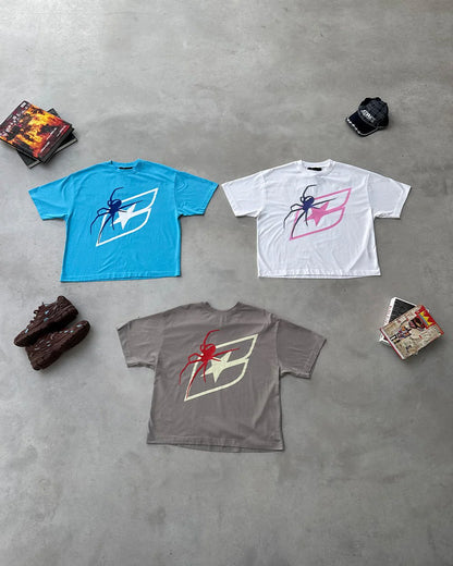 Polera Cold Culture Spider Tee White