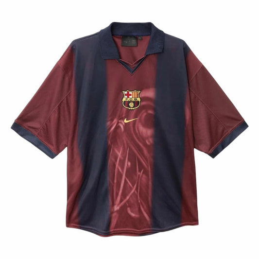 Camiseta Travis Scott x Nike x FC Barcelona 2000/01 Home Skeleton Jersey