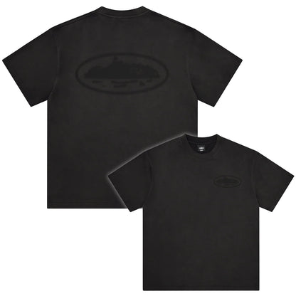 Polera Corteiz Island Knockout Tee Black