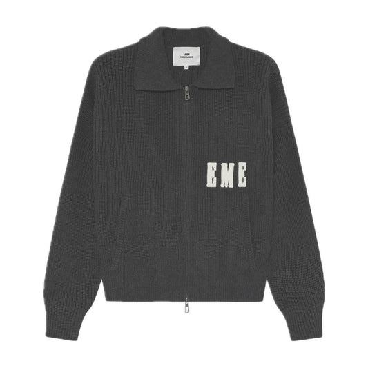 Sweater Eme Studios Collar Carbon Zipper Knit