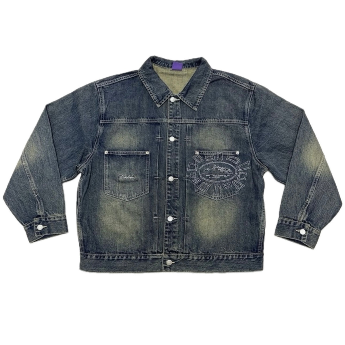 Chaqueta Corteiz Island Sun Denim x Always Do What You Should Do