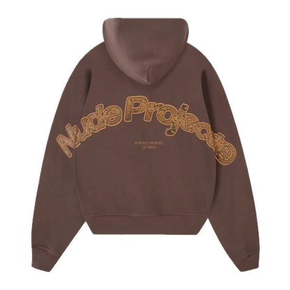 Poleron Nude Beast Zip-Up Croco - XL