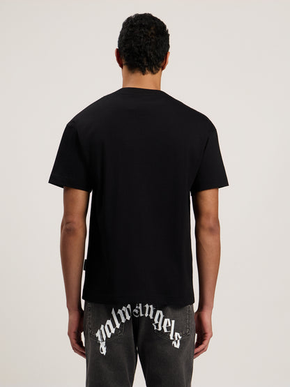Polera Palm Angels Spray City Los Angeles Black/Green