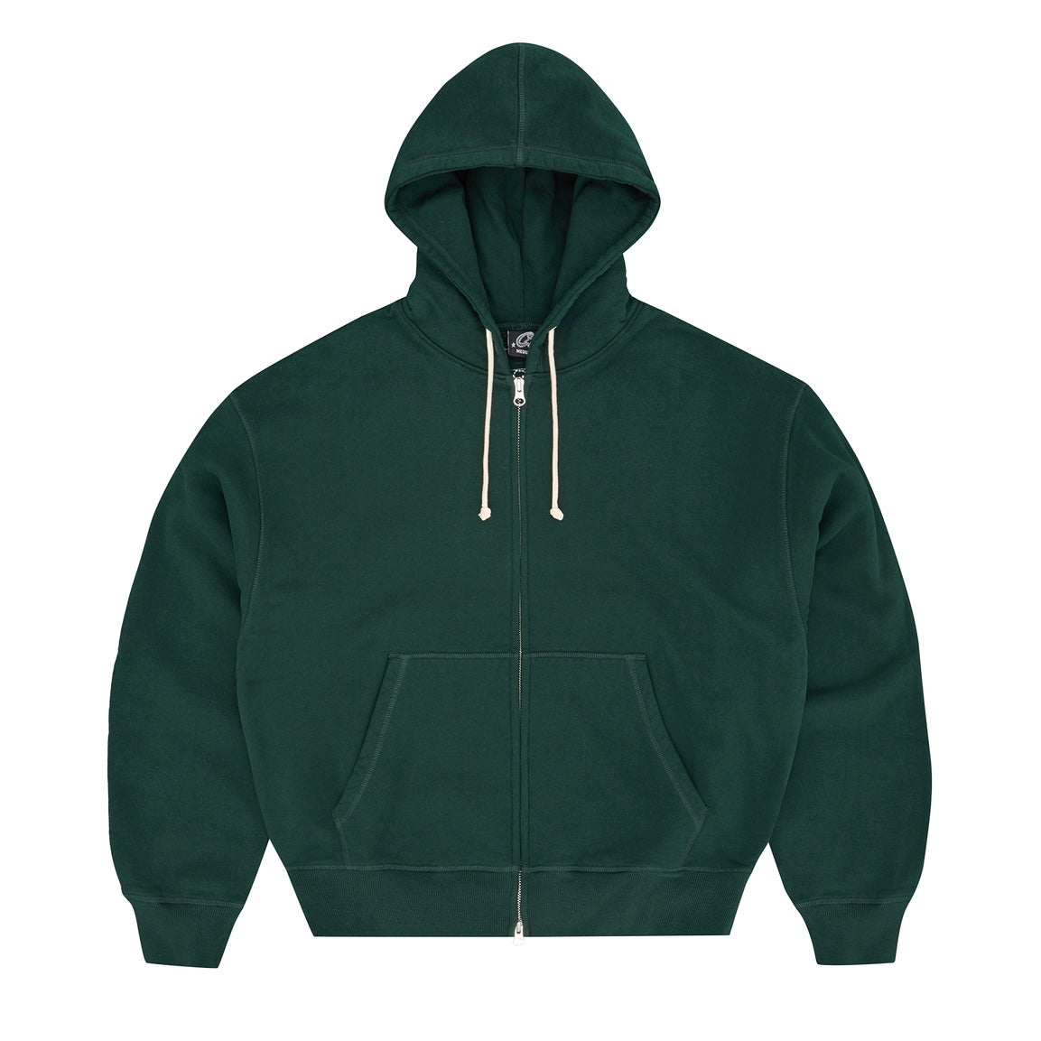 Poleron Corteiz Lundun Stitch Zip Forest/Yellow