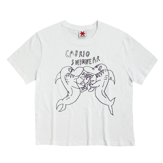 Polera Cabrio Sharks White