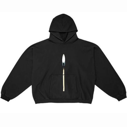Poleron YZY Gap Donda 2 Lit Match Hoodie Black
