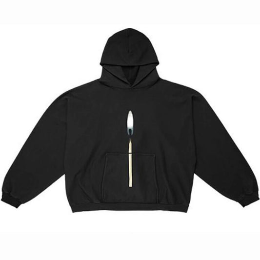 Poleron YZY Gap Donda 2 Lit Match Hoodie Black