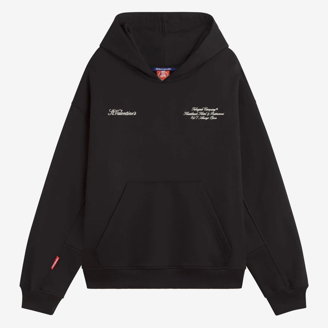 Poleron Fake Gods Rose Bouquet Hoodie Black