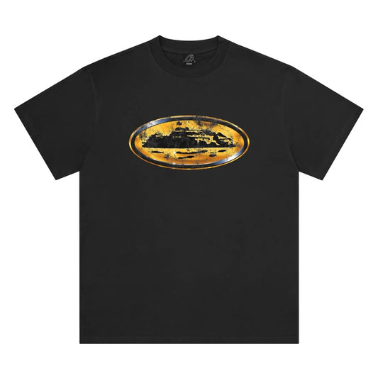 Polera Corteiz Corroded Island Black