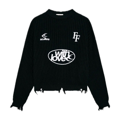 Sweater Scuffers Paris Black Jersey