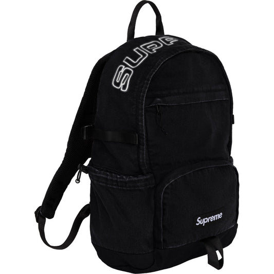 Supreme Denim Black Backpack 3M