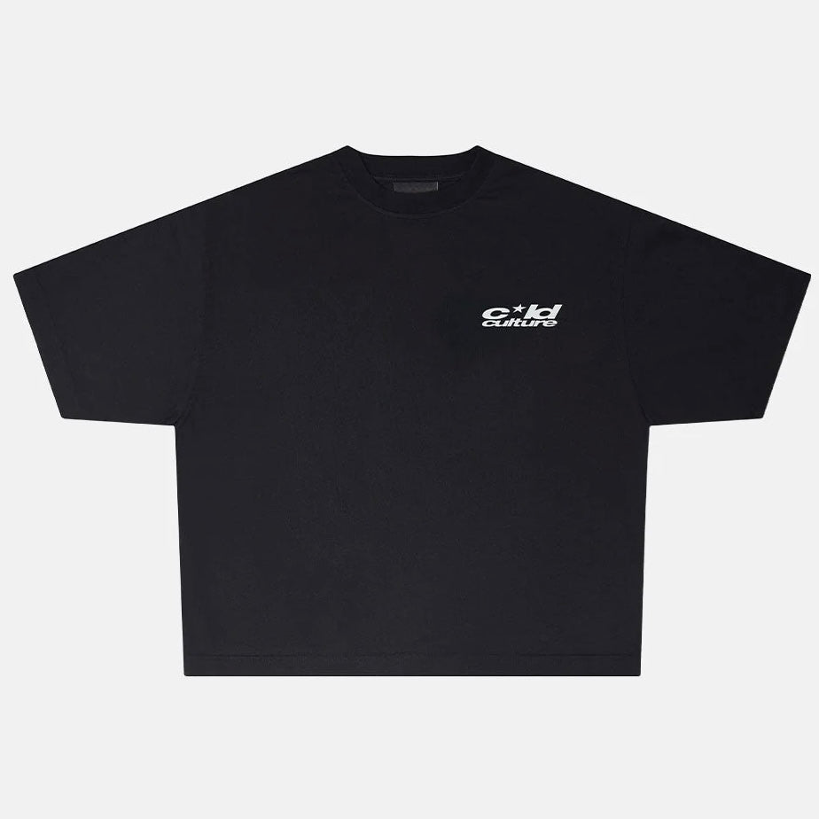 Polera Cold Culture Heart Ashtray Black