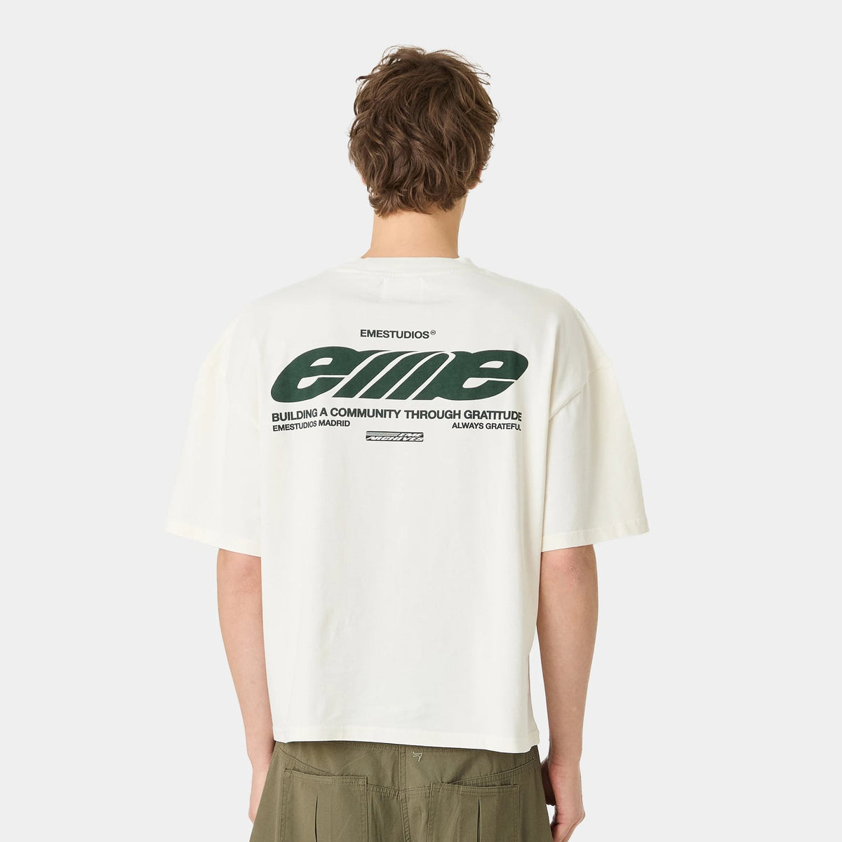 Polera Eme Studios DNA Off Sand Oversized