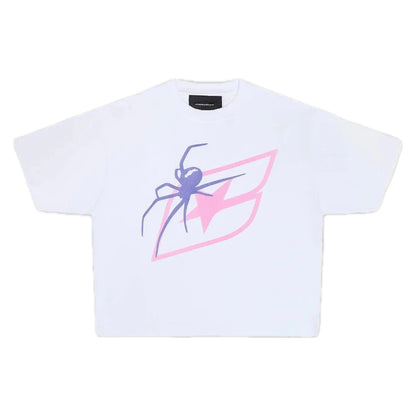 Polera Cold Culture Spider Tee White