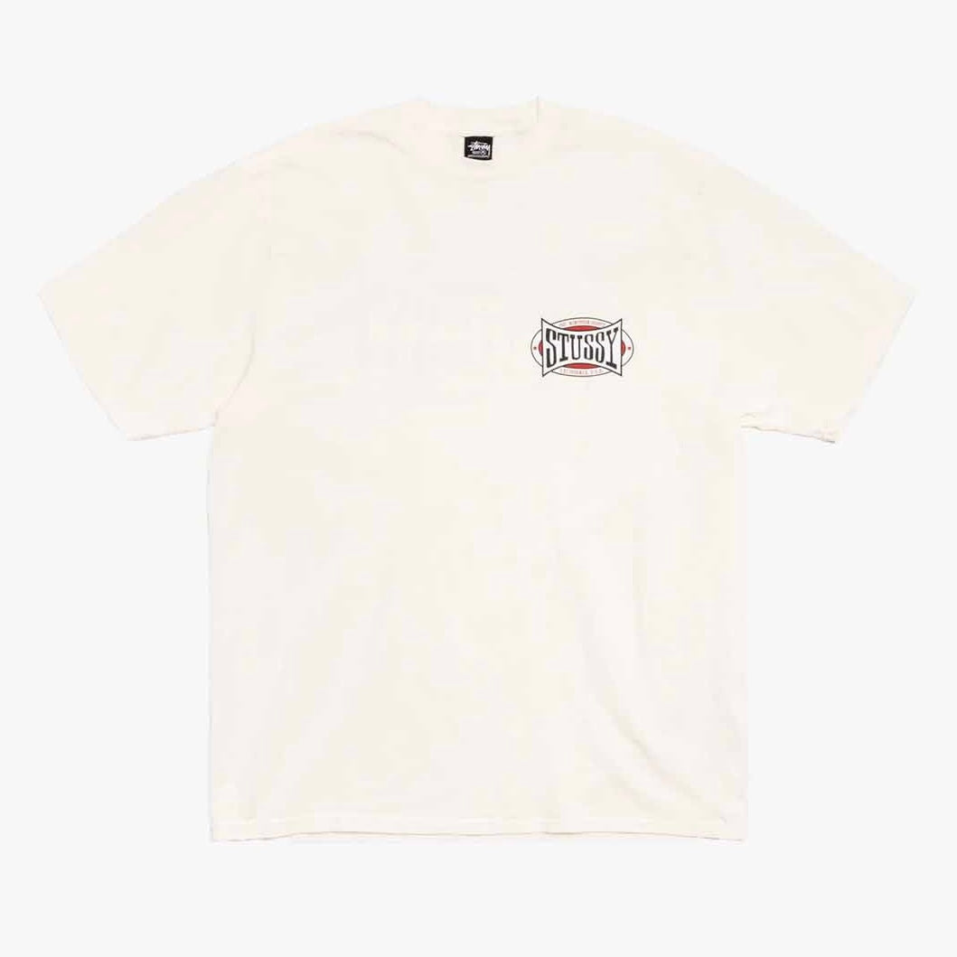 Polera Stussy Champion Oval Pigment Dyed Natural