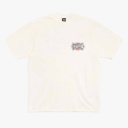 Polera Stussy Champion Oval Pigment Dyed Natural