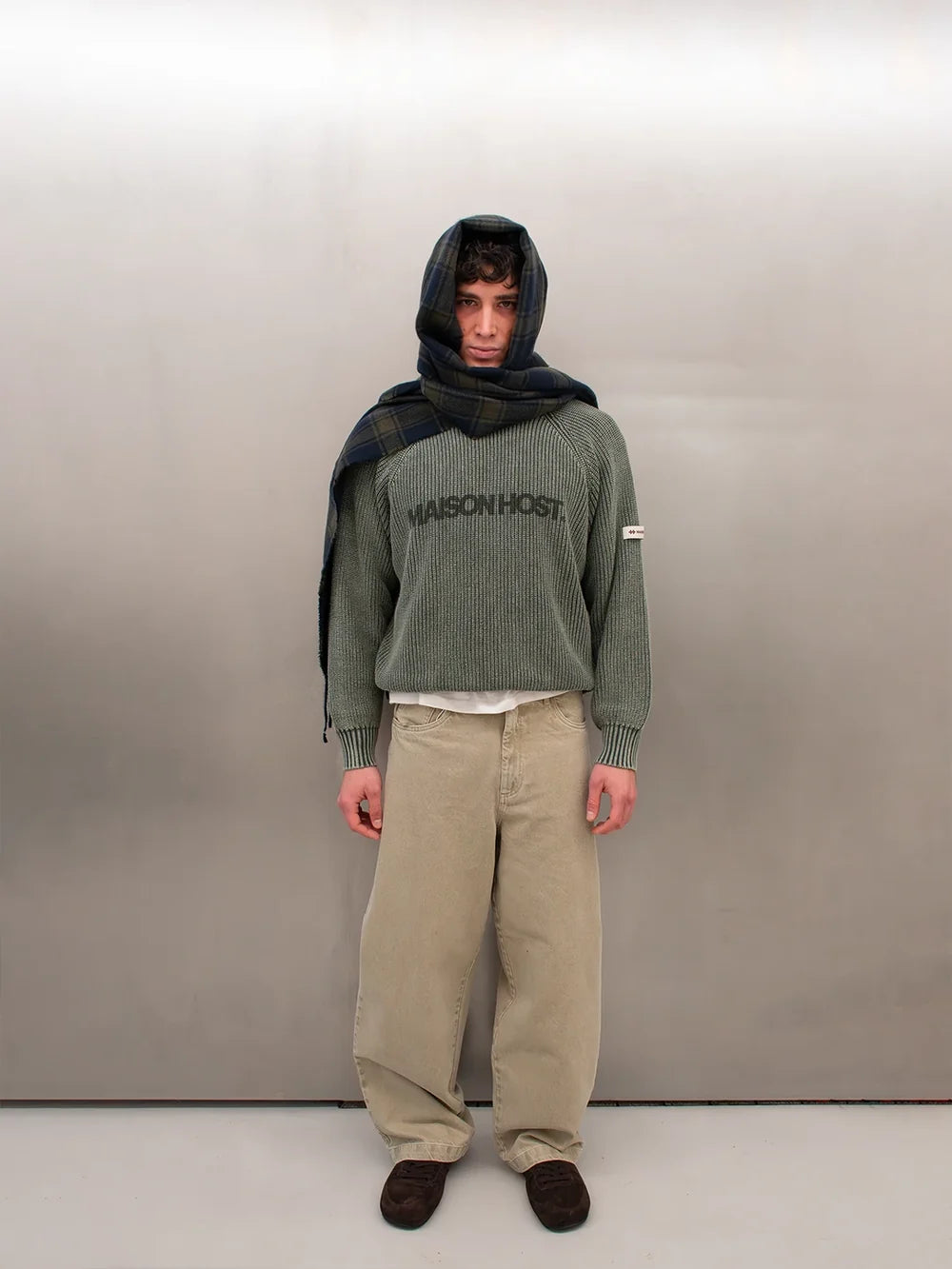 Sweater Maison Host Iconic MH Knit Green
