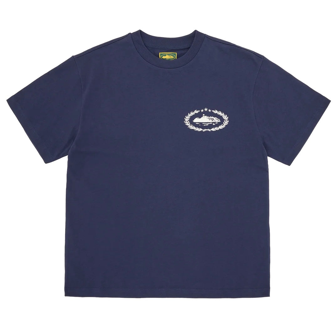 Polera Corteiz Royale Heavyweight Navy/White