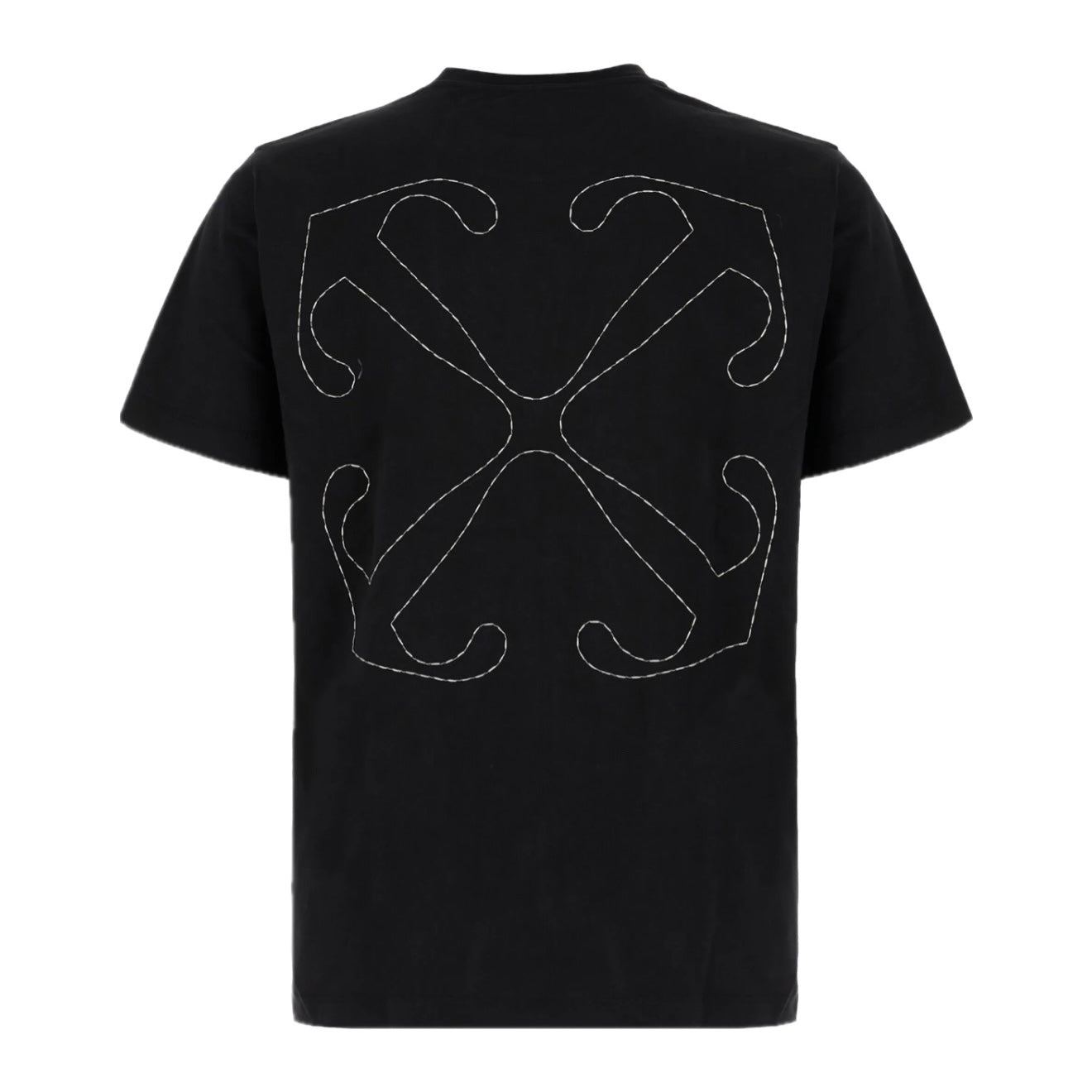 Polera Off-White Stitch Arrow SS Tee Black/White