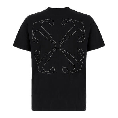 Polera Off-White Stitch Arrow SS Tee Black/White