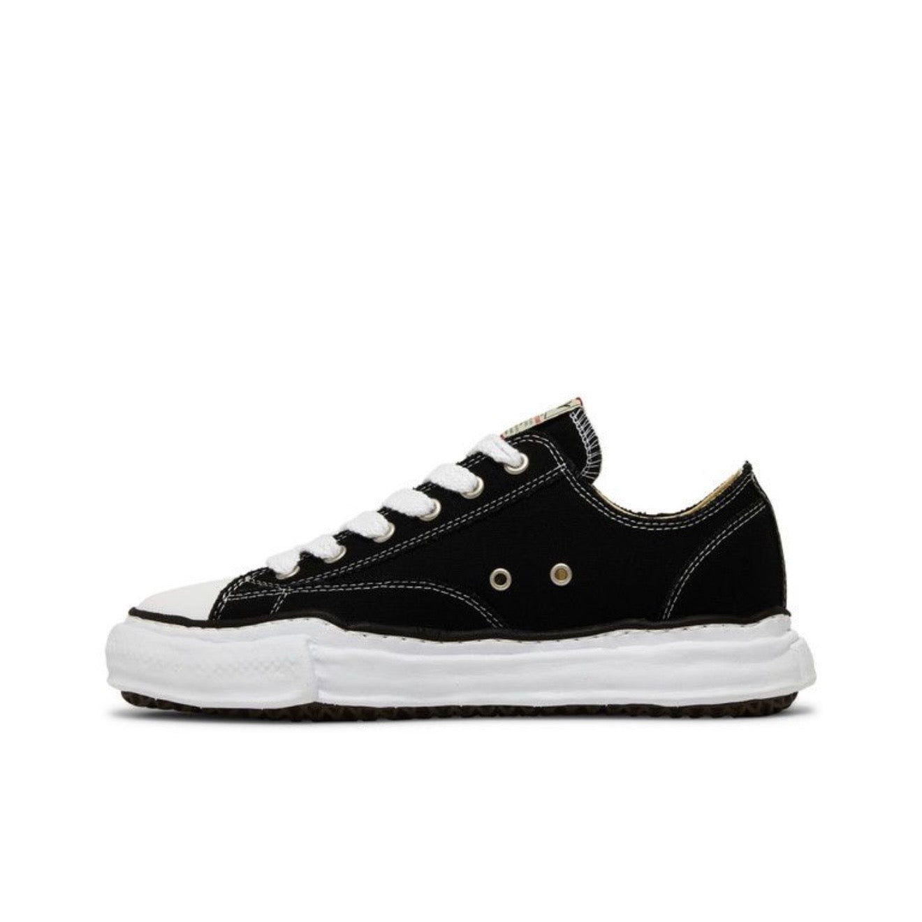 Maison Mihara Yasuhiro Peterson OG Sole Canvas Low Black