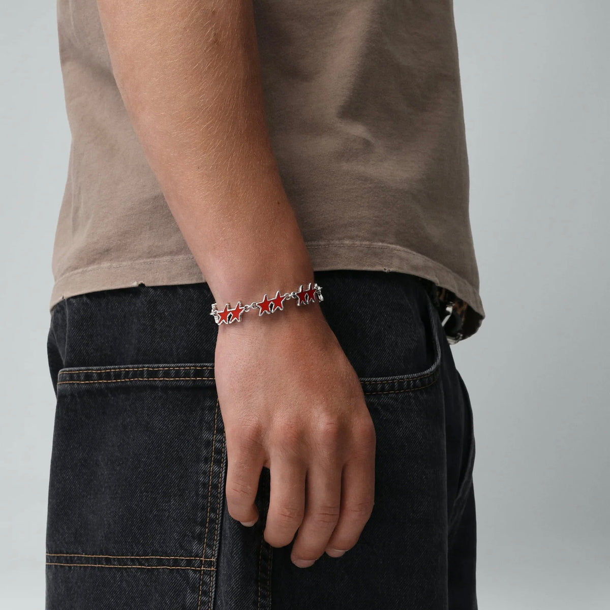 Pulsera Twojeys Red Melted Stars Bracelet
