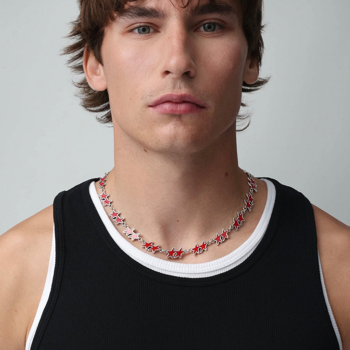 Collar Twojeys Red Melted Stars Necklace