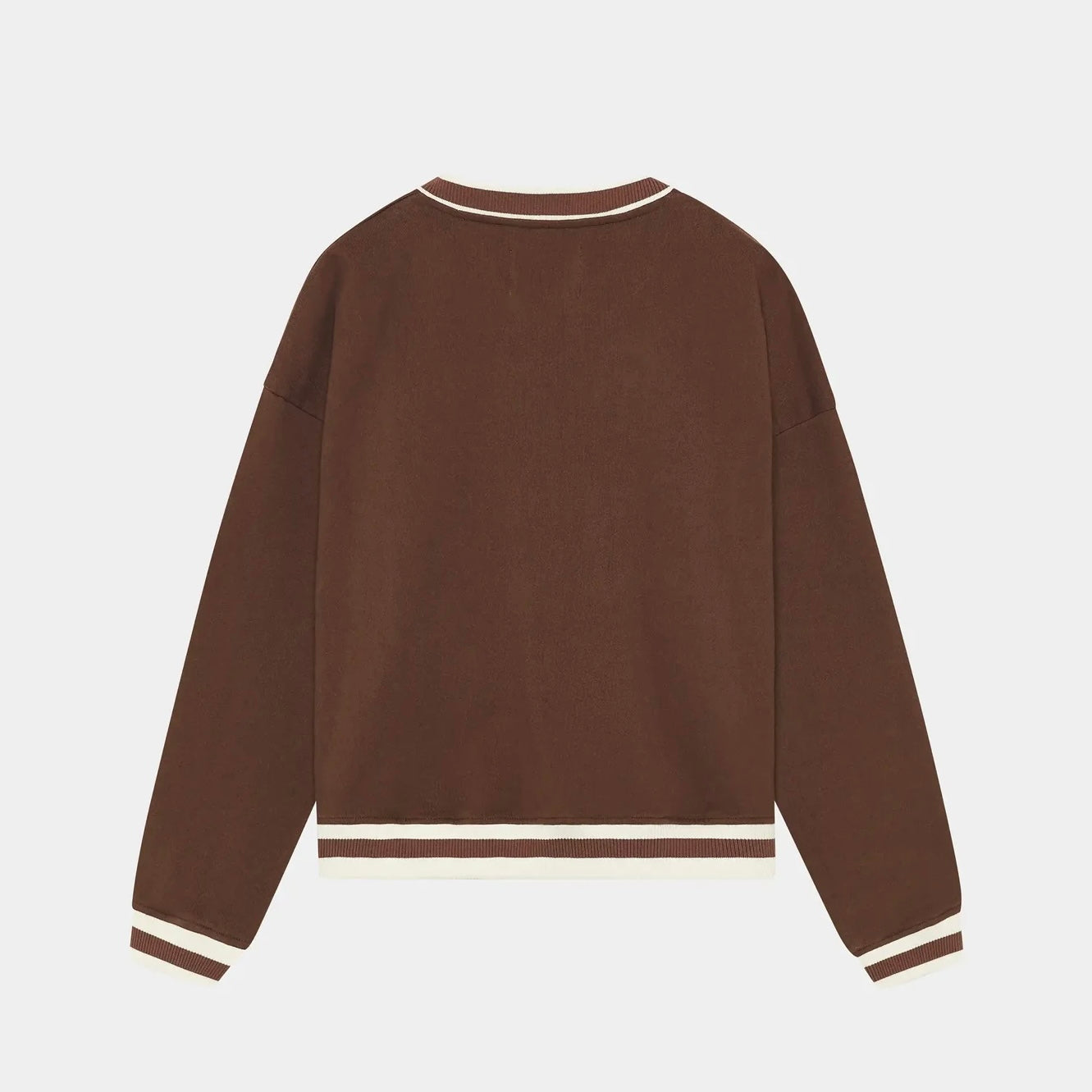 Poleron Eme Studios Academy Choco Oversized Crewneck