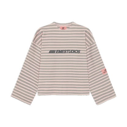 Poleron Eme Studios Dona Smoky Rose Reverse Crewneck