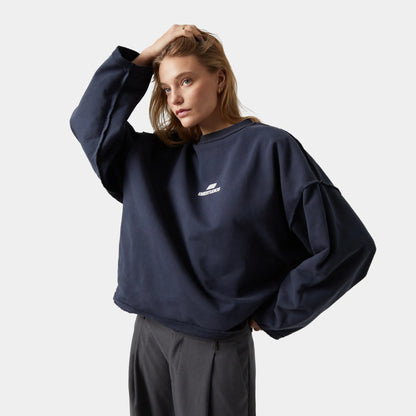 Poleron Eme Studios Crewneck Stealth Navy Reverse - XL