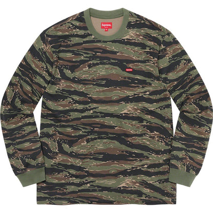 Polera Supreme Small Box Tiger Stripe Camo Long Sleeve Tee