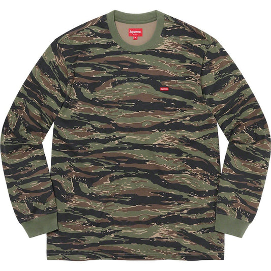 Polera Supreme Small Box Tiger Stripe Camo Long Sleeve Tee