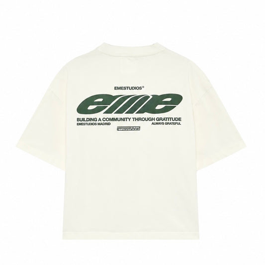 Polera Eme Studios DNA Off Sand Oversized