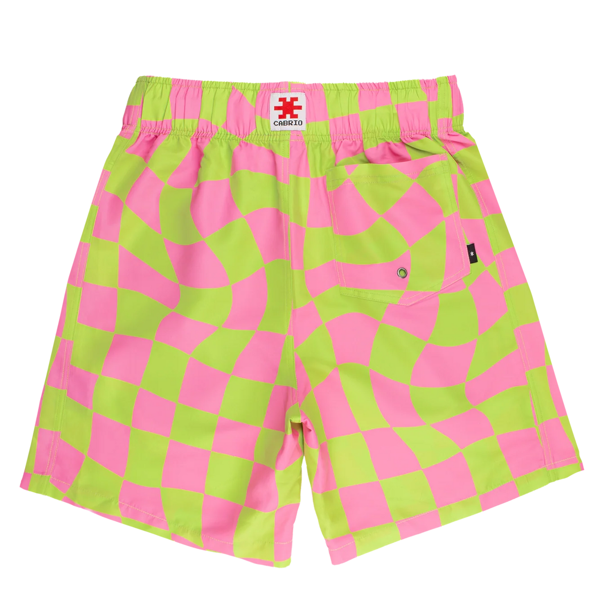 Short Cabrio Checks Pink/Green