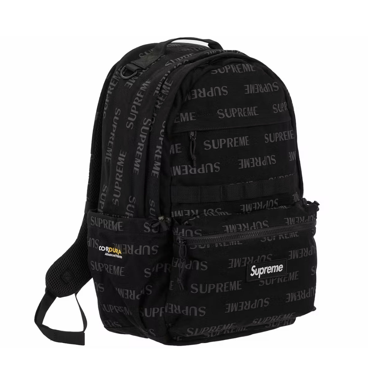 Mochila Supreme Logo Backpack Cordura FW26 Black