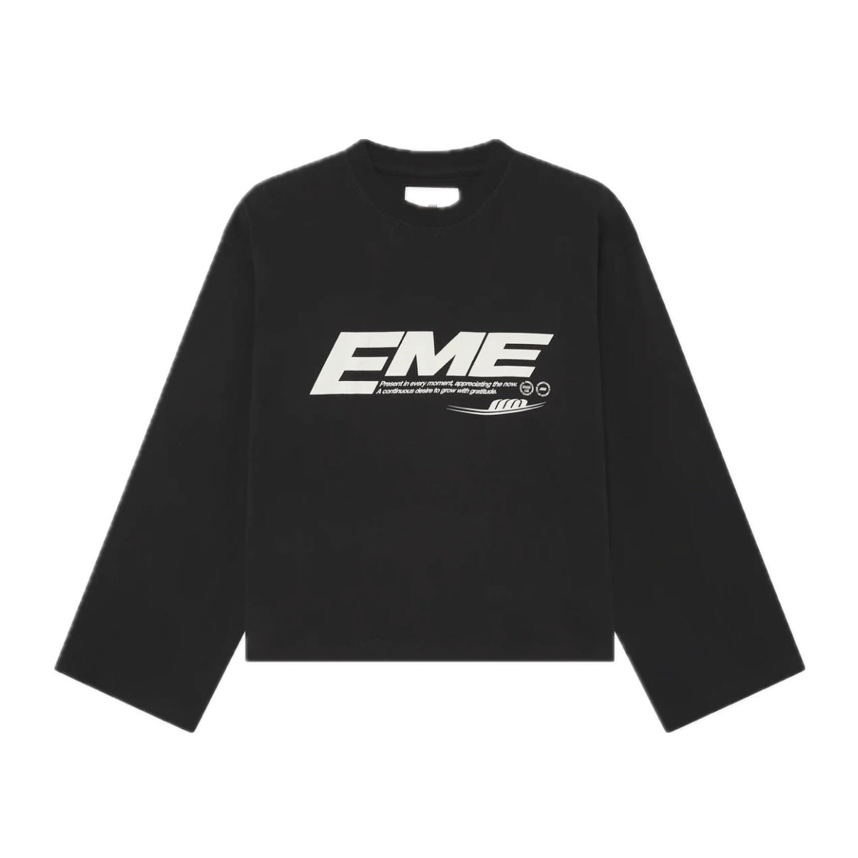 Polera Eme Studios Bound Black Long Sleeve