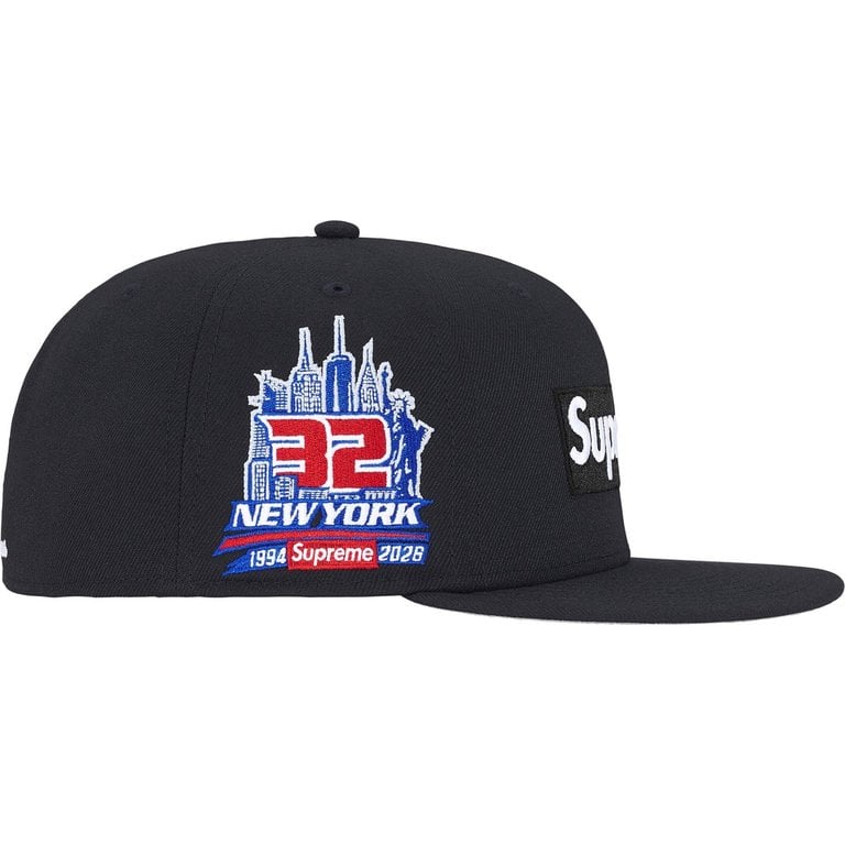Gorro Supreme Shop Box Logo x New Era Black SS26 – Reserved