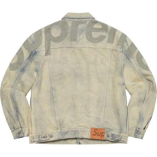 Chaqueta Supreme Inset Logo Denim Trucker Jacket Dirty