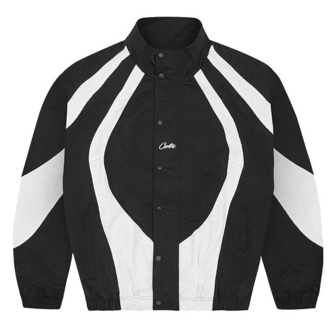 Chaqueta Corteiz Vertigo Shuku Jacket Black/White