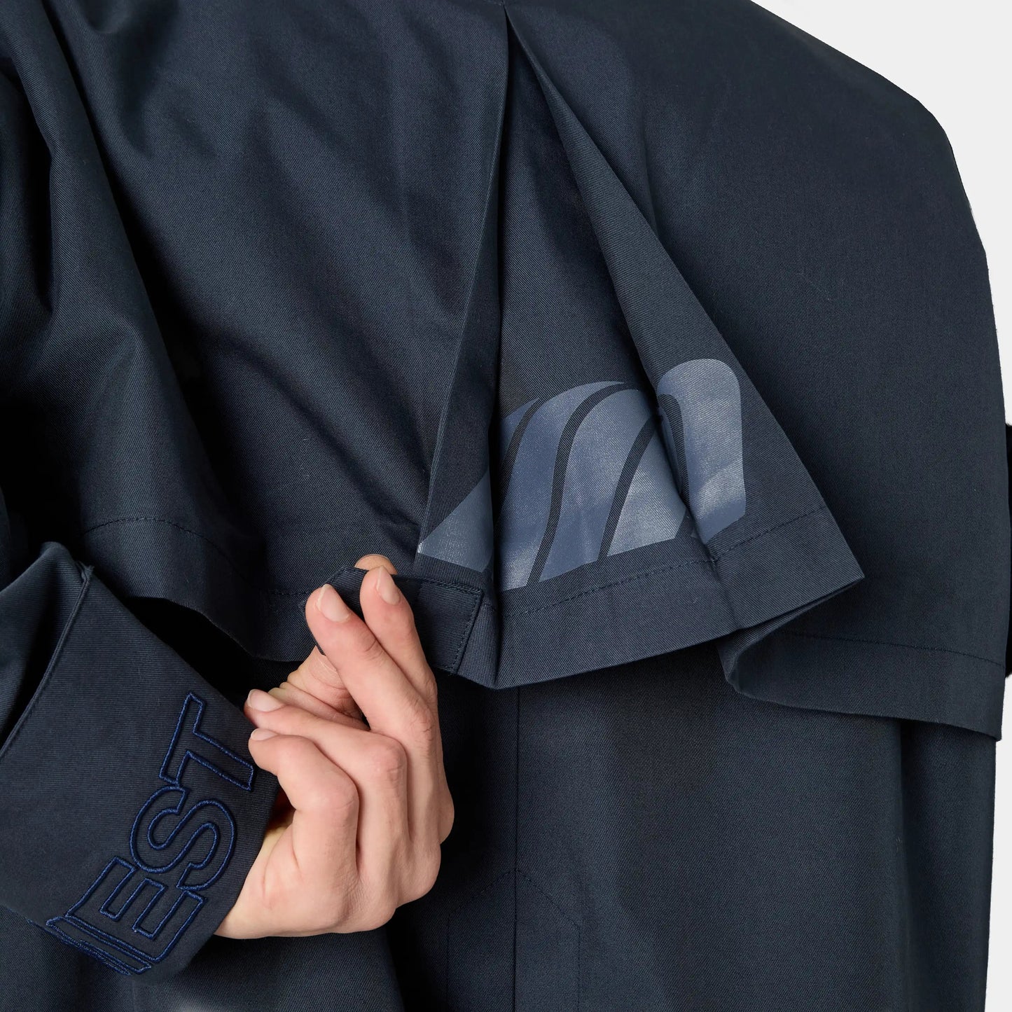 Chaqueta Eme Studios Lizi Navy Trench Jacket