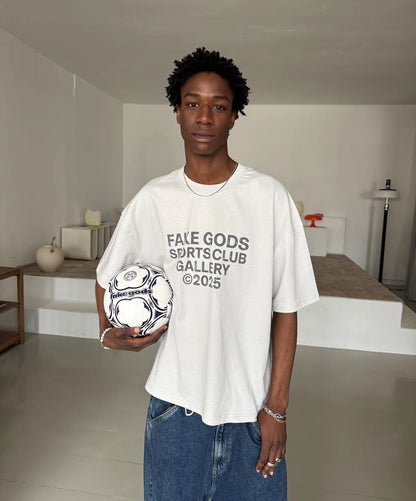 Polera Fake Gods Sports Gallery Light Grey - L