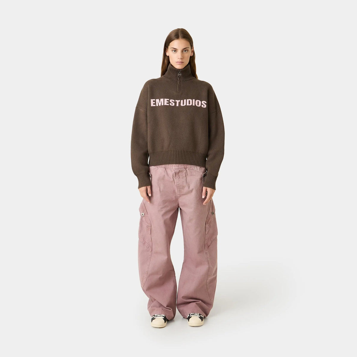 Sweater Eme Studios Hudson Lollipop Half Zip