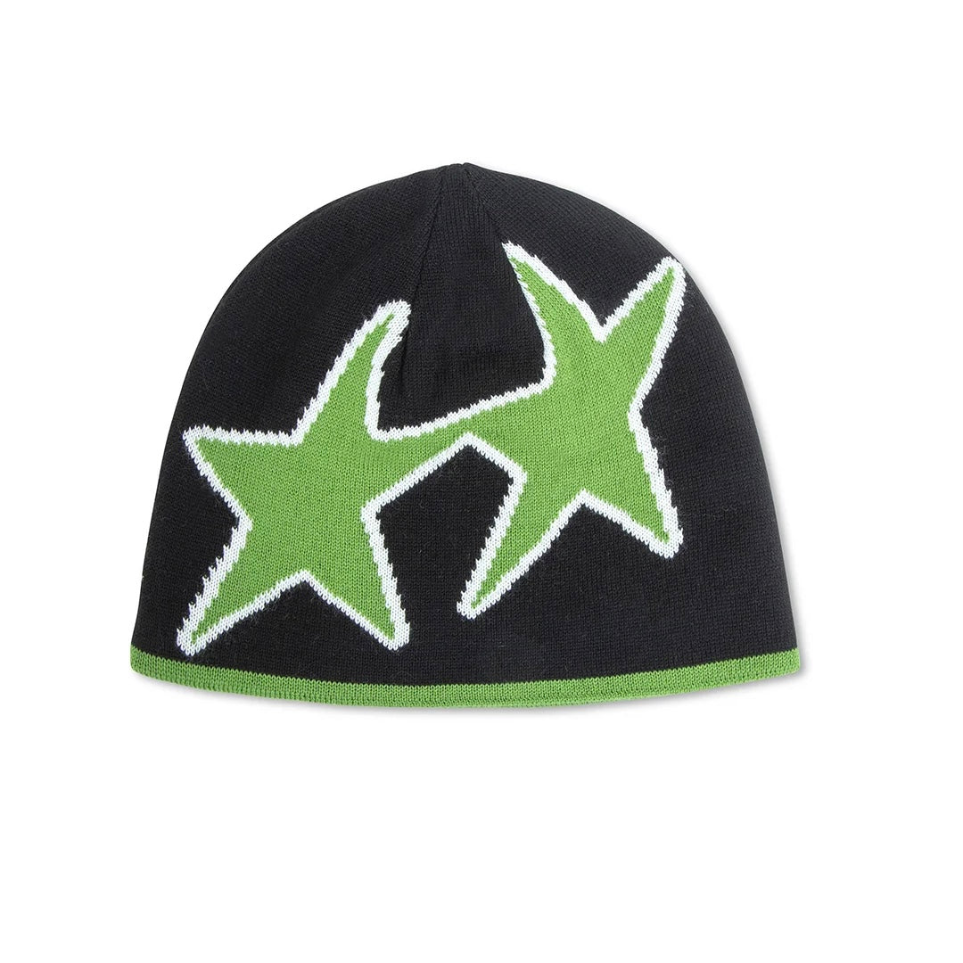 Gorro Twojeys Reversible Icon Black/Green Beanie