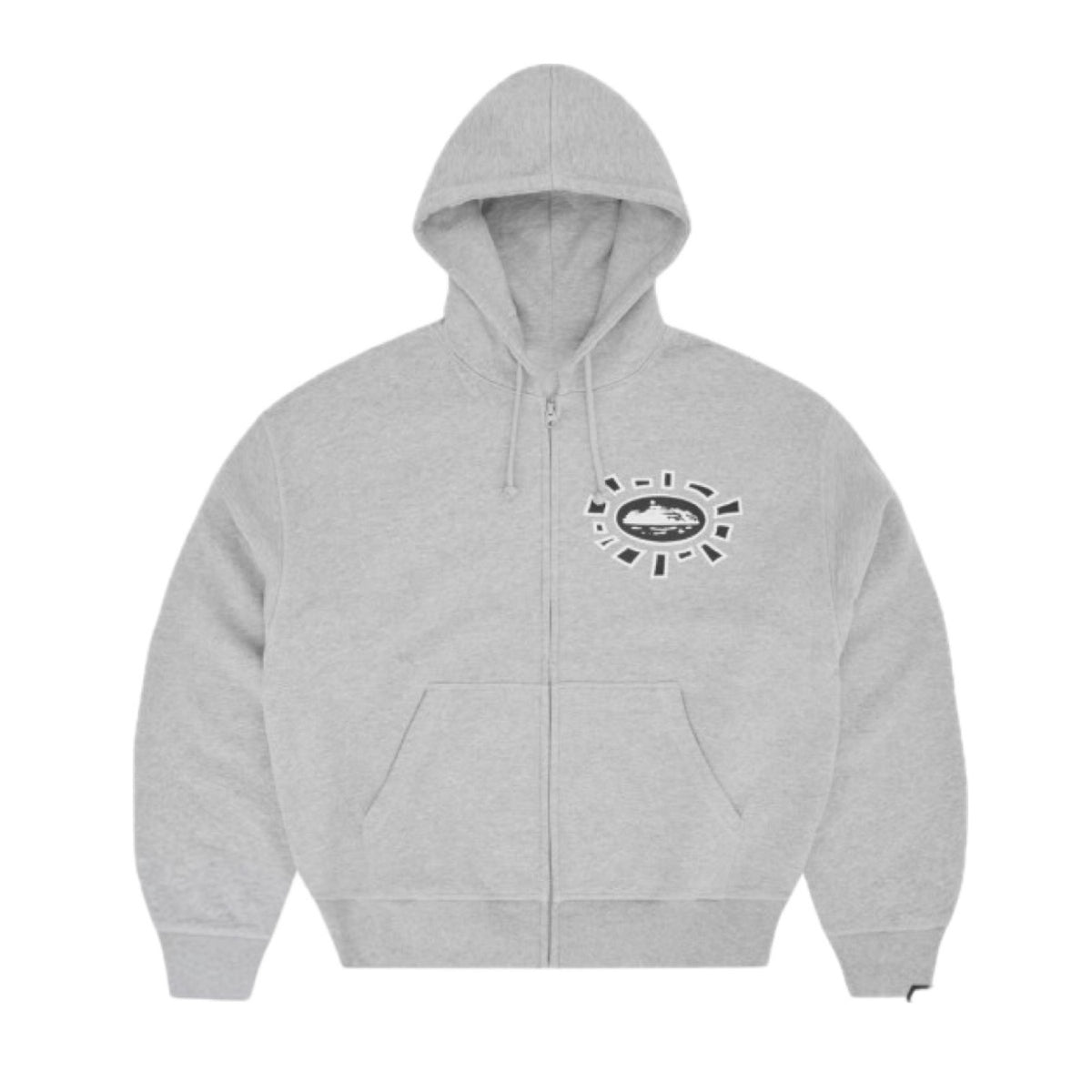 Poleron Corteiz x Always Do What You Should Do Sun Zip Grey