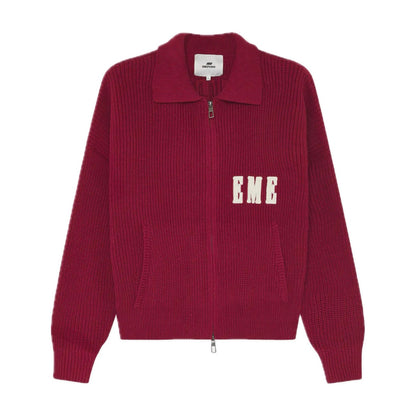 Sweater Eme Studios Collar Redwood Zipper Knit